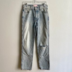 Revice Denim Ripped Detail Jeans